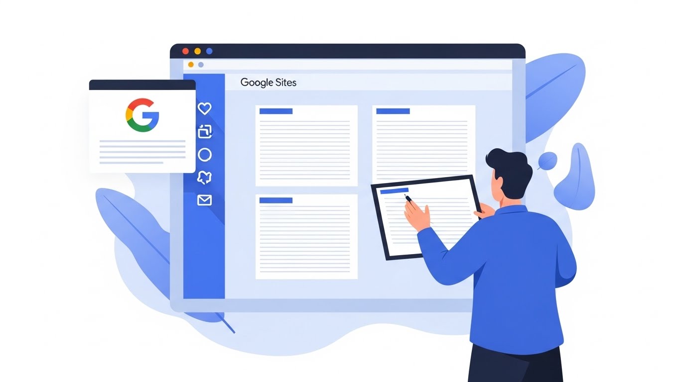 Como criar uma página no Google Sites
